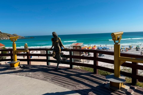 Após instalação no Mirante da Boa Vista, distrito de Figueira será o próximo local de Arraial do Cabo a receber luneta para observação de cetáceos