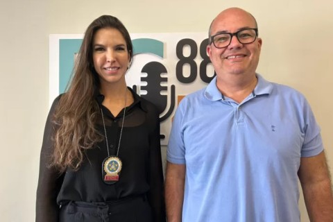 RCFM / Delegada Aline Villas Boas e Matheus Aragutti debatem violência contra a mulher e aeroporto de Cabo Frio