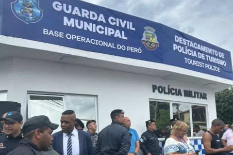 Cabo Frio inaugura primeira base do BPTur no Peró e reforça segurança em área turística