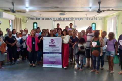 CEAM realiza palestra sobre enfrentamento à violência doméstica em São Pedro da Aldeia