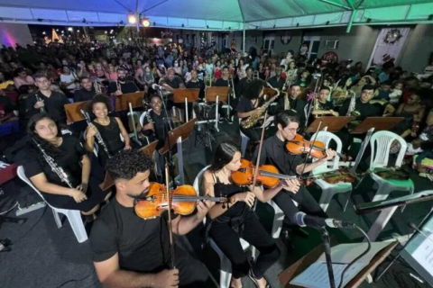 Orquestra Sons da Aldeia realiza ensaio aberto ao público em São Pedro da Aldeia nesta quinta (30)