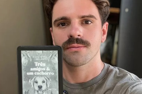 Jornalista Juan Lessa anuncia o lançamento do livro “Três amigos e um cachorro”, sobre amizade e recomeços após temporal