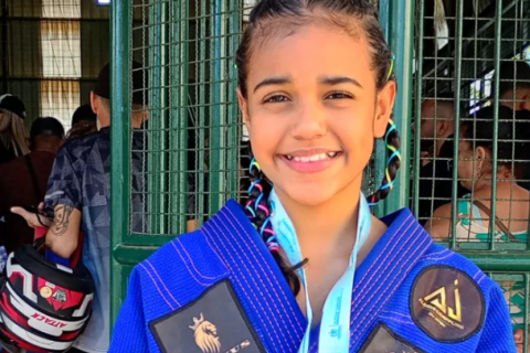Atleta mirim de São Pedro da Aldeia conquista 1º lugar em campeonato de Jiu-Jitsu em Saquarema