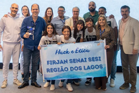 Projeto Hack e Ética-Grand Prix de Soluções Éticas premia projeto de alunos da Firjan SENAI SESI Região dos Lagos