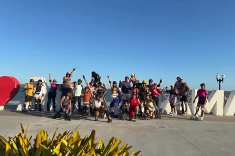 Araruama entra no ritmo sobre rodas com o 1º Encontro de Patins Roller Dance