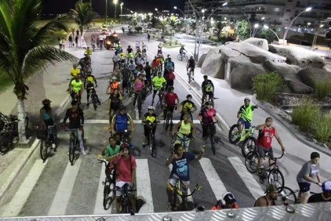 Bike Night movimenta ciclistas em Cabo Frio com pedal noturno nesta quinta (22)
