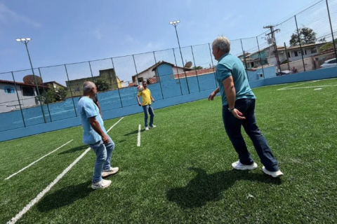 Prefeitura de Búzios inaugura quadras revitalizadas da Praça Zé Paraíba, em Cem Braças