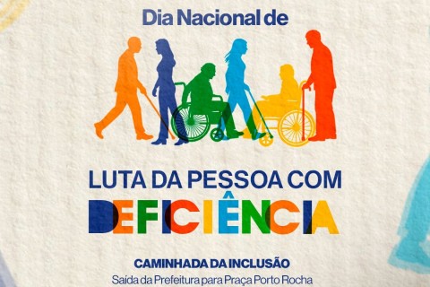 Caminhada leva inclusão às ruas do Centro de Cabo Frio na segunda-feira (21)