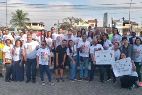 Marcha para Jesus acontece neste sábado (2), em Tamoios