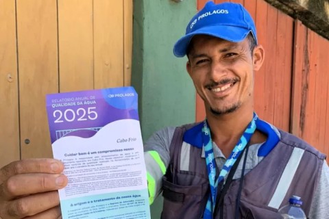 Prolagos distribui Relatório Anual de Qualidade da Água para moradores