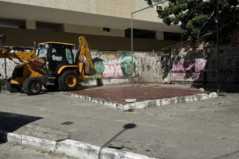 Prefeitura de Cabo Frio inicia revitalização do Espaço Cultural Torres do Cabo
