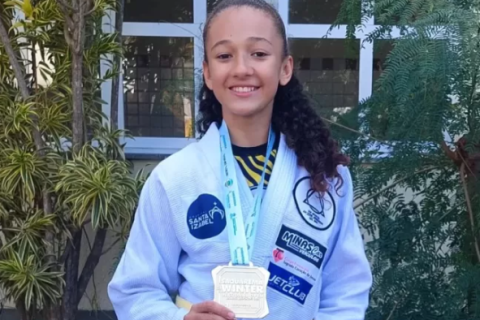 Jovem talento do jiu-jitsu, cabo-friense conquista mais um ouro em competição estadual