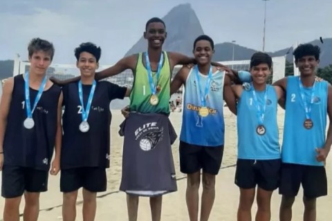 Cabofriense conquista bicampeonato estadual Sub-15 de Vôlei de Praia