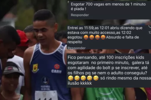 THE FLASH/ Inscrições para a 4ª Corrida Morada da Aviação Naval esgotam em segundos, gerando revolta nas redes