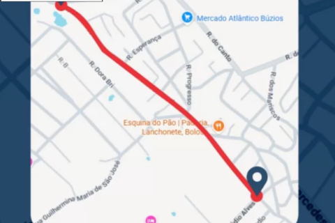 Rua Mercedes, no bairro Cem Braças, é interditada para obras de drenagem em Búzios