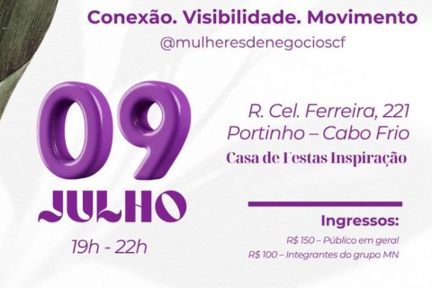 Grupo Mulheres de Negócios de Cabo Frio comemora 8 anos com evento especial e lançamento de site