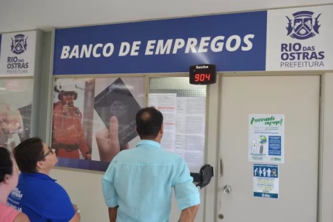 Banco de Empregos de Rio das Ostras oferece 671 vagas nesta terça-feira (9)