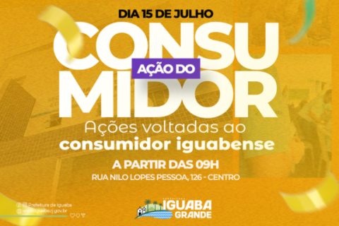 Ação em defesa do consumidor é realizada nesta quarta-feira (15), em Iguaba Grande