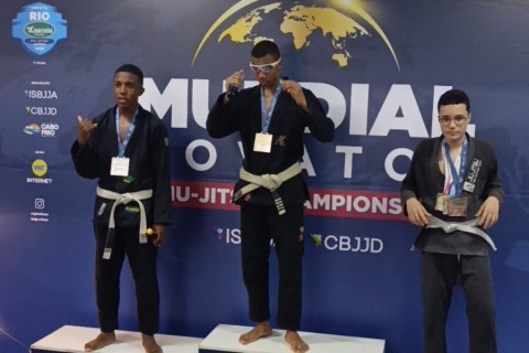 Seis atletas do Projeto Cidadão do Futuro conquistam medalhas no Mundial de Jiu-Jítsu