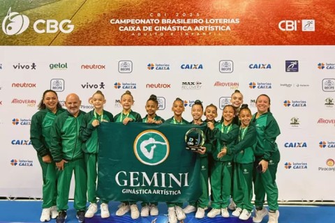 Gemini, de Cabo Frio, faz bonito no Brasileiro de Ginástica Artística, em Recife