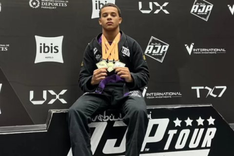 Atleta de Cabo Frio conquista três ouros em competição internacional de jiu-jitsu