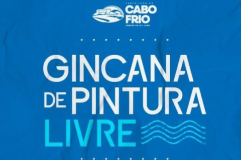 Prefeitura de Cabo Frio abre inscrições para a Gincana de Pintura Livre